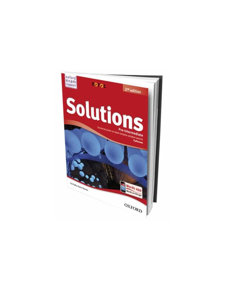 Solutions 2nd Edition PreIntermediate - udžbenik za prvi razred srednje škole