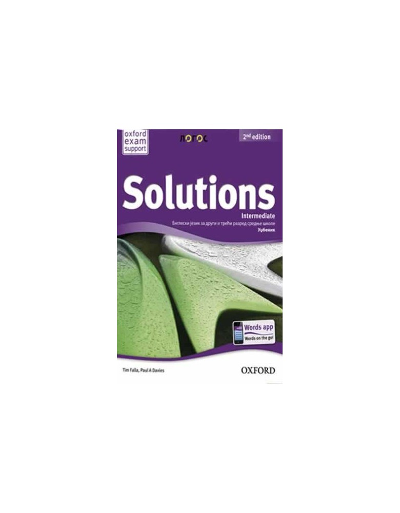 Solutions 2nd Edition Intermediate - udžbenik za 2. i 3. razred srednje škole