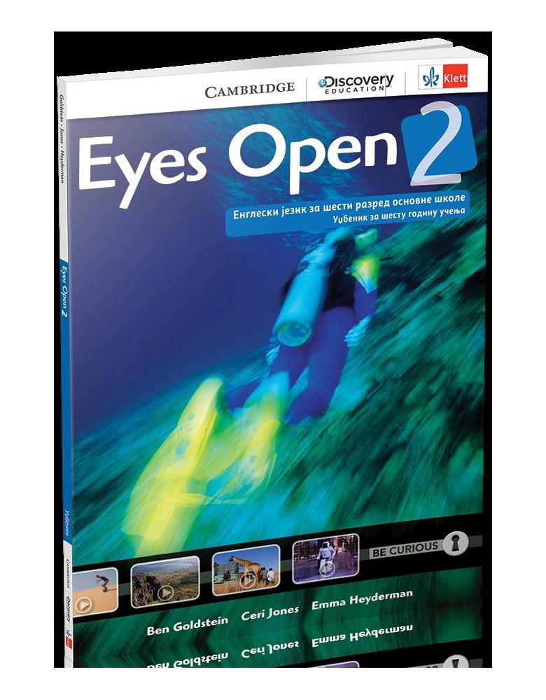 „Eyes open 2“, udžbenik